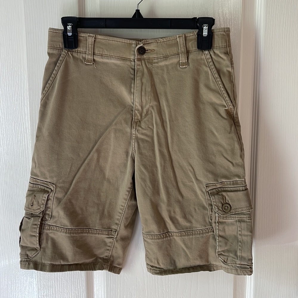 F19 Wrangler khaki shorts